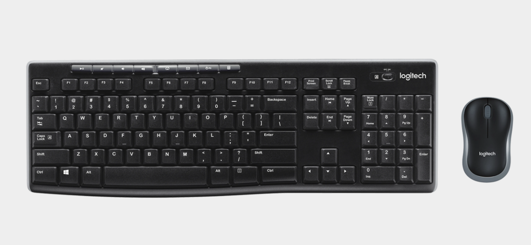 Logitech MK270 wireless keyboard and mouse